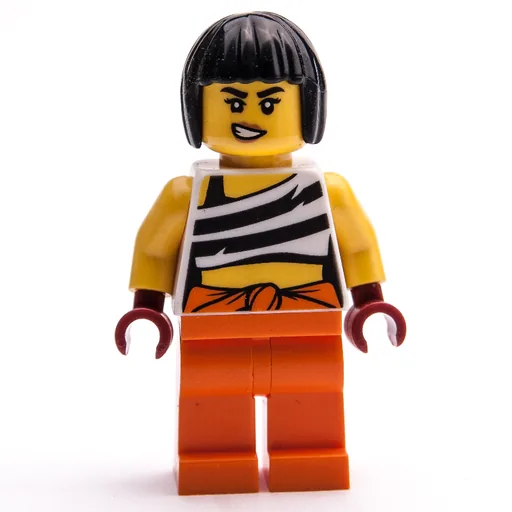 Crook (White Vest, Orange Legs, Black Hair)