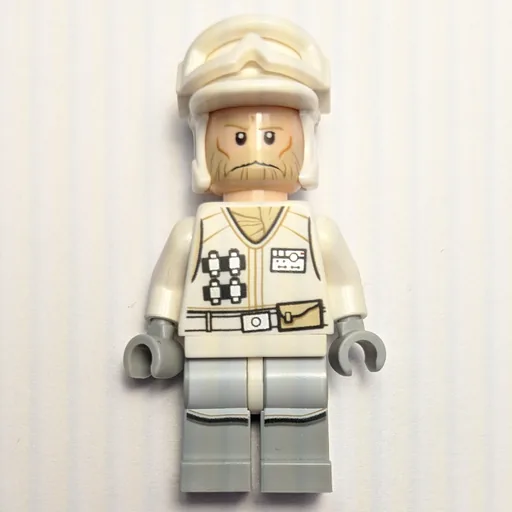 Rebel Trooper in Hoth Uniform (White Hat, White Jacket, Tan Beard, No Backpack)