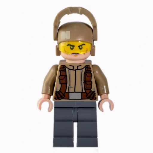 Resistance Soldier (Dark Tan Helmet, Dark Tan Shirt, Cheek Lines)