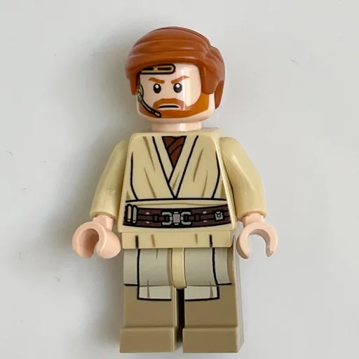 Obi-Wan Kenobi (Dark Tan Printed Legs, Headset)