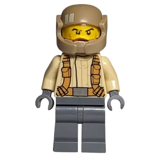 Resistance Soldier (Dark Tan Helmet, Tan Shirt, Cheek Lines)