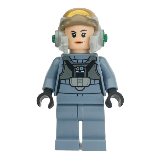 Rebel Pilot A-wing (Female, Sand Blue Uniform)