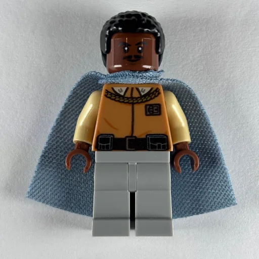 Lando Calrissian (Sand Blue Cape, Light Bluish Gray Legs)