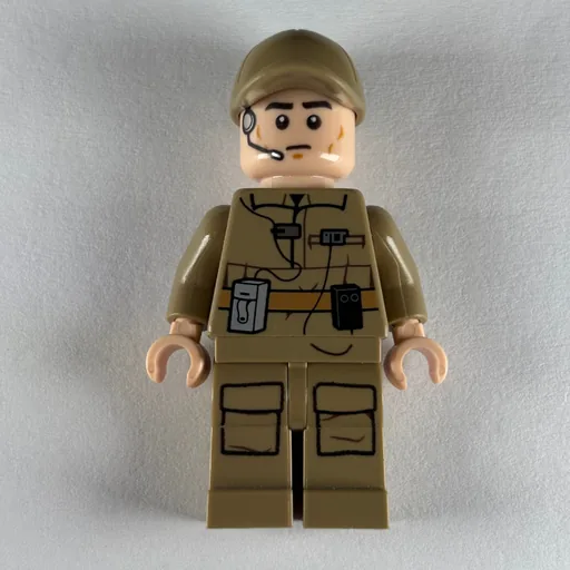 Rebel Technician / Ground Crew (Dark Tan Uniform, Printed Headset)
