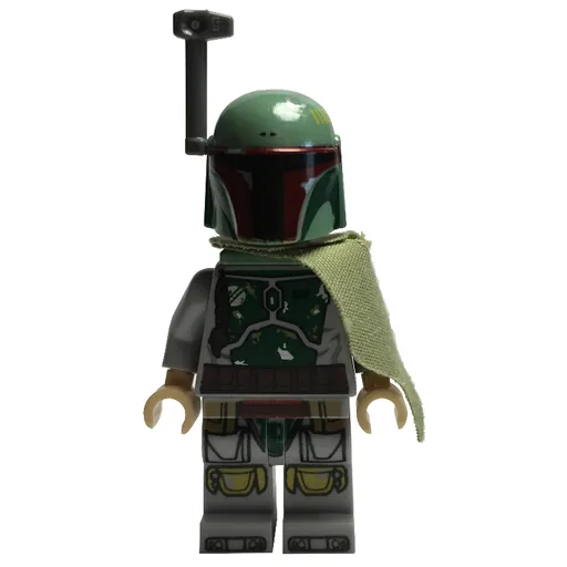 Boba Fett (Helmet, Jetpack Neckwear, Olive Green Pauldron, Light Bluish Gray Hips)