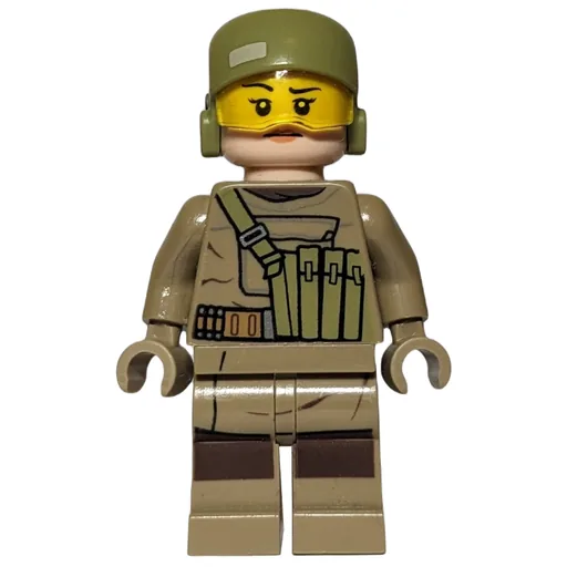 Resistance Soldier (Female, Olive Green Helmet)