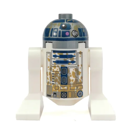 Astromech Droid (R2-D2, Flat Silver Dome, Mud Stains)