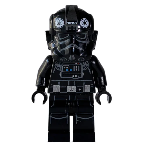 TIE Pilot (Printed Legs, 3 Silver Buckles on Belt)