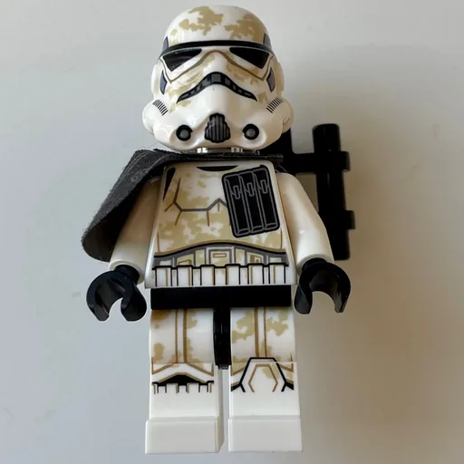 Sandtrooper (Black Pauldron, Neck Bracket with Double Stud, Open Mouth)