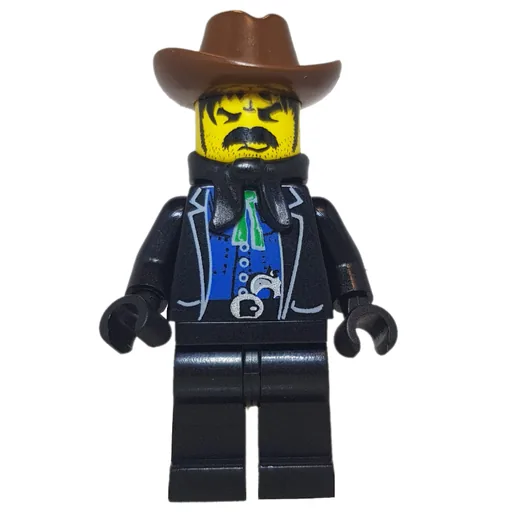 Bandit (Western, Black Jacket, Black Handkerchief, Brown Hat)