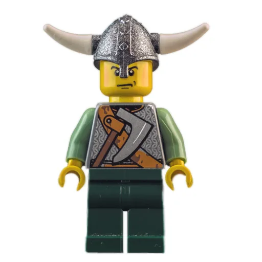 Viking Warrior (Chain Mail, Sand Green Arms)