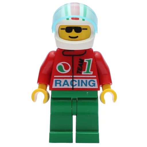 Racer (Octan, Red Torso, Green Legs, White Helmet)