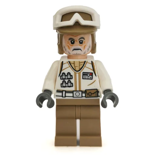 Rebel Trooper in Hoth Uniform (Dark Tan Hat, White Beard)