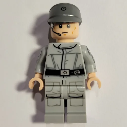 Imperial Crew (Light Bluish Gray Uniform, Dark Bluish Gray Cap, Printed Arms)