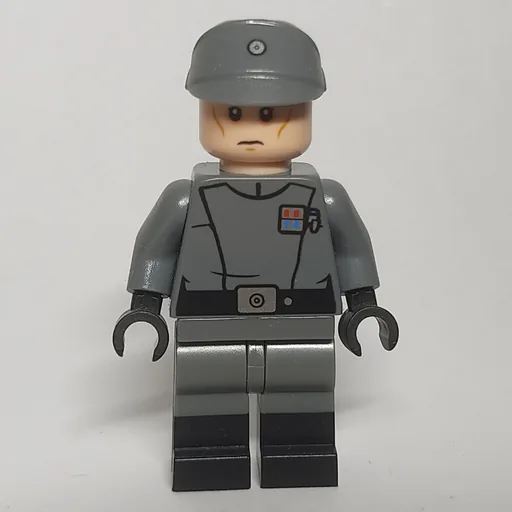 Imperial Officer / Lieutenant (Dark Bluish Gray Uniform, Dual Molded Legs)