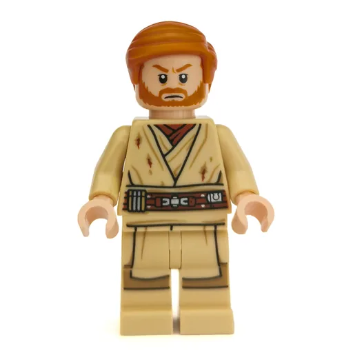 Obi-Wan Kenobi (Tan Legs, Short Combed Sideways Hair)