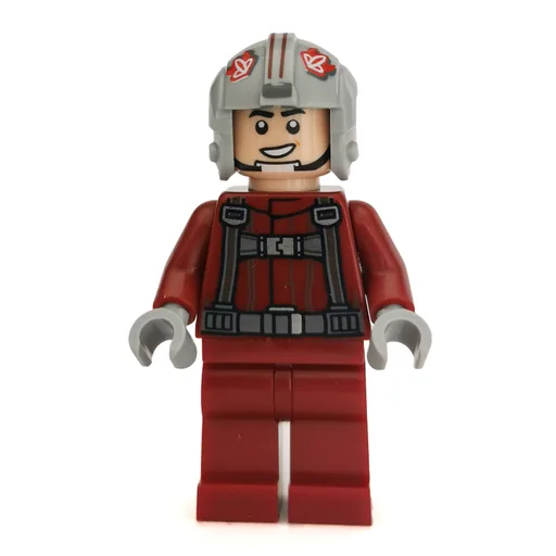 T-16 Skyhopper Pilot (Dark Red Outfit, Buckles on Shoulder Straps)