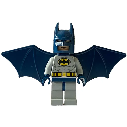 Batman (Light Bluish Gray Suit, Dark Blue Wings and Cowl)