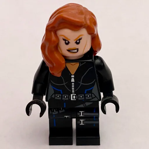 Black Widow (Black Jumpsuit, Blue Highlights)