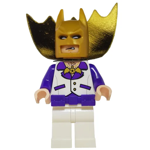 Batman (White Suit, Gold Cape and Cowl (Roller Disco Batman))