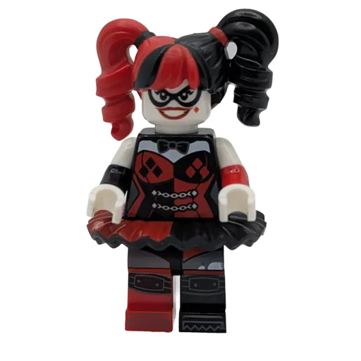 LEGO minifig Harley Quinn with Black and Red Tutu (fig-004638)