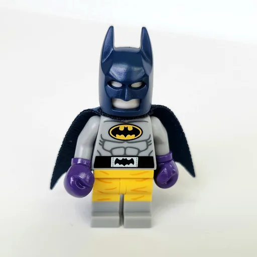 Batman (Light Bluish Gray Suit, Dark Blue Cape and Cowl, Boxing Outfit)
