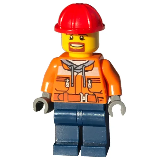 LEGO minifig Forklift Driver (fig-004743)