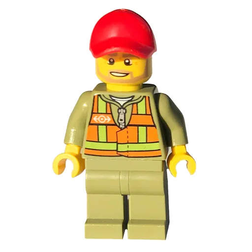 LEGO minifig Train Driver (fig-004746)