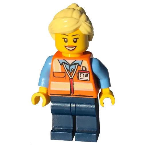 LEGO minifig Train Worker (fig-004748)
