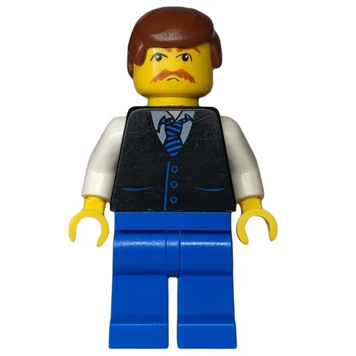 Man (Black Jacket, White Arms. Blue Legs)