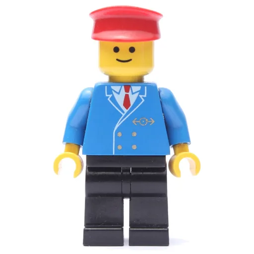 Conductor (Blue Jacket, Black Legs, Red Hat (3626b Head))