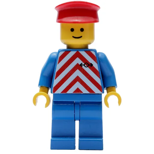 Train Worker (Red/White Shirt, Blue Legs, Red hat)