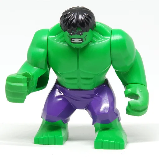 Hulk (Big Fig) (Black Hair, Dark Purple Pants)
