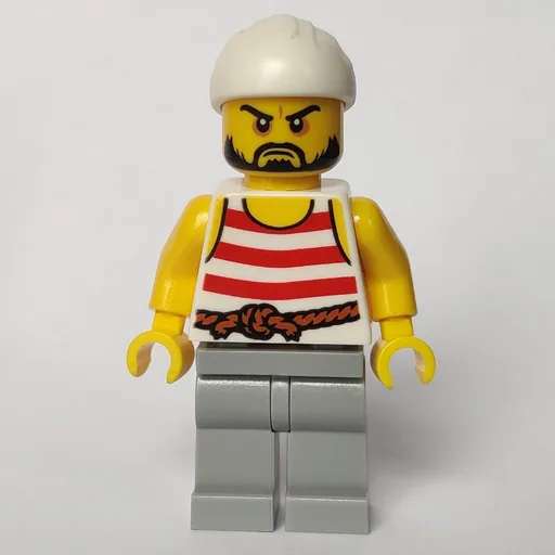 Pirate (Light Bluish Gray Legs, White Bandana)