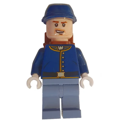 Cavalry Soldier (Crooked Open Smile, Backpack)