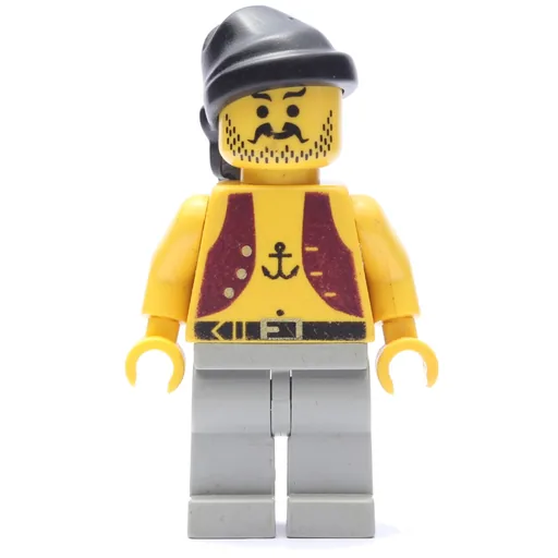 Pirate (Anchor Tattoo, Light Gray Legs, Black Bandana)