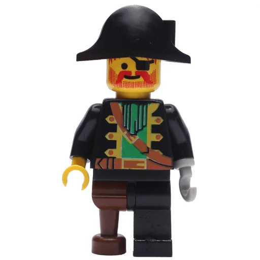 Pirate (Captain, Light Gray Hook, Bicorne)