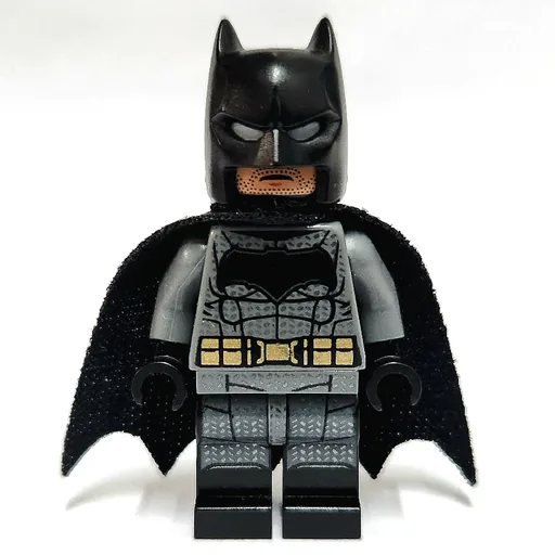 Batman (Dark Bluish Gray Suit, Black Cape and Cowl, Black Head, Large Batman Logo)