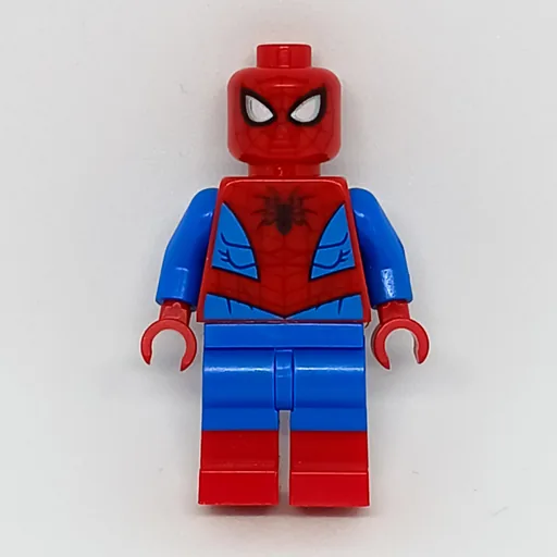 LEGO minifig Spider-Man with Blue Around Eyes (fig-005490)