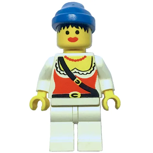 Pirate (Female, White Legs, Blue Bandana, 3626b)