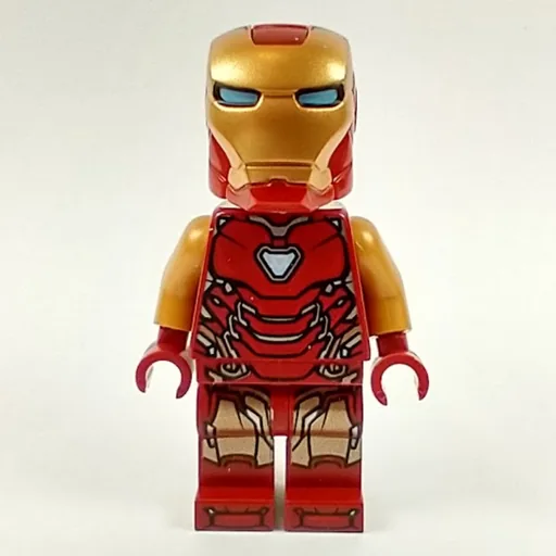 Iron Man Mark 85 Armor (Pearl Gold Arms, Rounded Helmet)