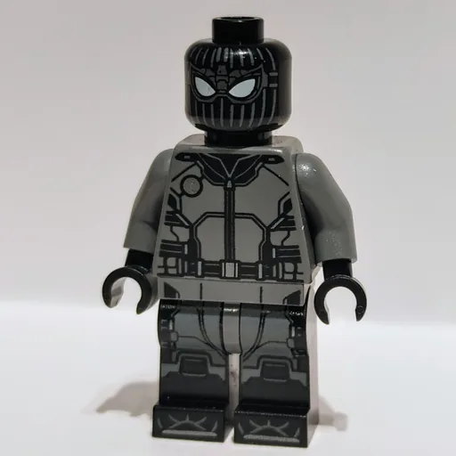 LEGO minifig Spider-Man in Black and Gray Outfit (fig-005581)