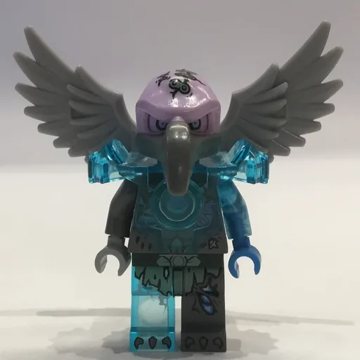 Vornon with Trans-Light Blue Large Shoulder Armor