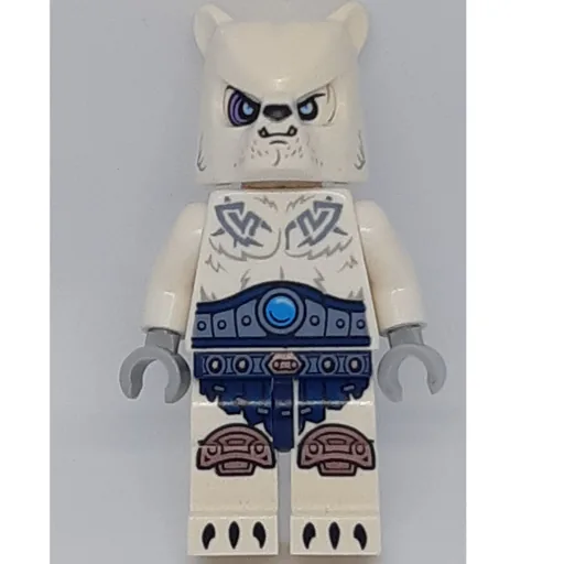 LEGO minifig Ice Bear Warrior with White Legs (fig-005728)