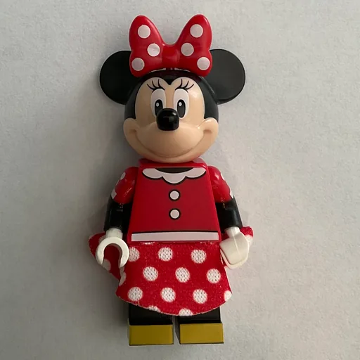 LEGO minifig Minnie Mouse with Red with White Spots Skirt and Bow (fig-005748)