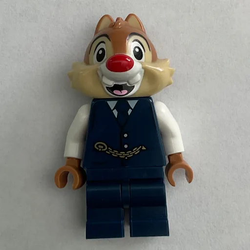 LEGO minifig Dale in Dark Blue Vest with Pocket Watch Chain (fig-005750)