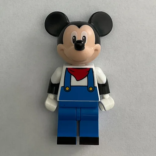 LEGO minifig Mickey Mouse in Blue Overalls with Red Bandana (fig-005752)