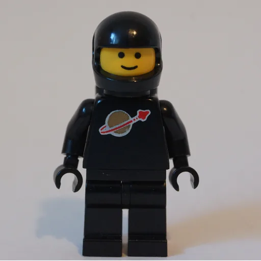 Classic Spaceman (Black with Airtanks (2446 Helmet))