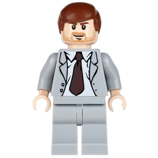 Indiana Jones in Light Bluish Gray Suit