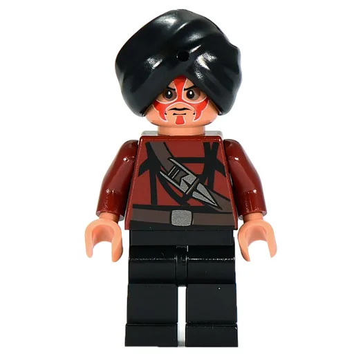Temple Guard with Dark Red Shirt